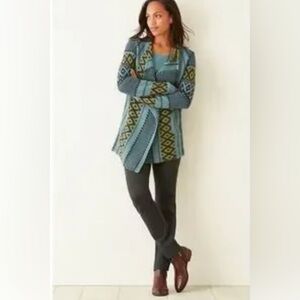 J. Jill Wool and Alpaca Cascade Open Front Cardigan
Size M